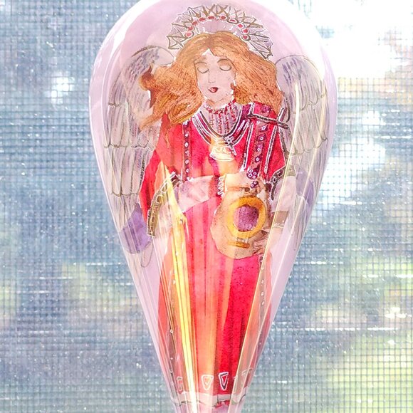 LOVELY 2003 Pier One Angel Li Bien Ornament Tear Drop Christmas Ornament - Picture 6 of 6